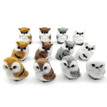 Load image into Gallery viewer, Simulation Owl Exquisite Ornament Cute Lovely Furry Home Decoration Ornament Adornment Simulation Plush Toys Action Figures Kids Gift