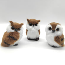 Load image into Gallery viewer, Simulation Owl Exquisite Ornament Cute Lovely Furry Home Decoration Ornament Adornment Simulation Plush Toys Action Figures Kids Gift