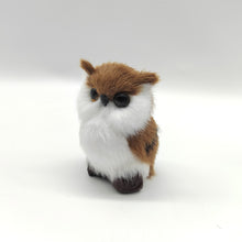 Load image into Gallery viewer, Simulation Owl Exquisite Ornament Cute Lovely Furry Home Decoration Ornament Adornment Simulation Plush Toys Action Figures Kids Gift