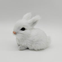 Load image into Gallery viewer, Simulation Rabbit Plush Toy Children Cognition Chicken Model Figurine Realistic Furry Animal Doll Chicken Easter Gift Kids
