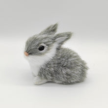 Load image into Gallery viewer, Simulation Rabbit Plush Toy Children Cognition Chicken Model Figurine Realistic Furry Animal Doll Chicken Easter Gift Kids
