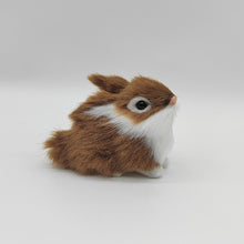 Load image into Gallery viewer, Simulation Rabbit Plush Toy Children Cognition Model Figurine Realistic Furry Animal Doll Chicken Easter Gift Kids