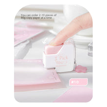Load image into Gallery viewer, Color Mini Portable Stapler With 40pcs No.10 Staples Paper Binding Machine Bookbinding Machine Office School Binding Supplies