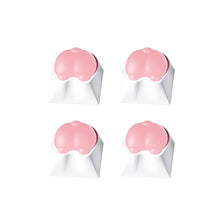Load image into Gallery viewer, 4Pcs 3D Cute Soft Cartoon Keycaps Replace for Cherry MX Gaming Mechanical Keyboard Keycap Keys Anime Custom Key Caps