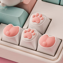 Load image into Gallery viewer, 4Pcs 3D Cute Soft Cartoon Keycaps Replace for Cherry MX Gaming Mechanical Keyboard Keycap Keys Anime Custom Key Caps
