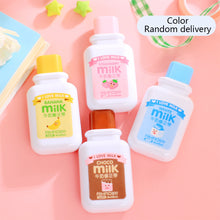 Load image into Gallery viewer, Milk Bottle Portable Correction Tape Kawaii White Out Corrector Promotional Gift Stationery Student Prize School Office Supply