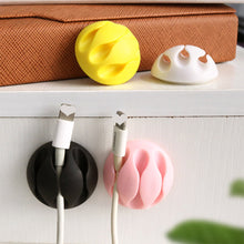 Load image into Gallery viewer, Clip Cable Bobbin Winder clamp protector Earphone Ties Organizer Wire Cord Fixer Holder Data line Tidy Collation Management