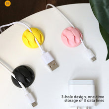 Load image into Gallery viewer, Clip Cable Bobbin Winder clamp protector Earphone Ties Organizer Wire Cord Fixer Holder Data line Tidy Collation Management