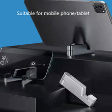 Load image into Gallery viewer, Universal Mini Size Aluminum Portable Folding Desk Mount Holder Bracket Mobile Phone Cradle Foldable Stand for Cellphone