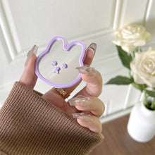 Load image into Gallery viewer, INS Cute Rabbit Mirror Phone Griptok Grip Tok Holder Ring Gift For iPhone Accessories Korean Lovely Foldable Phone Stand Holder
