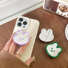 Load image into Gallery viewer, INS Cute Rabbit Mirror Phone Griptok Grip Tok Holder Ring Gift For iPhone Accessories Korean Lovely Foldable Phone Stand Holder