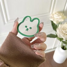 Load image into Gallery viewer, INS Cute Rabbit Mirror Phone Griptok Grip Tok Holder Ring Gift For iPhone Accessories Korean Lovely Foldable Phone Stand Holder