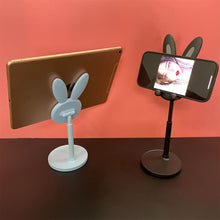 Load image into Gallery viewer, Cell Phone Stand Angle Height Adjustable Bunny Phone Stand for Desk Cute Rabbit Phone Holder Stand for Desk Mobile universal