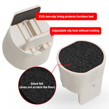 Load image into Gallery viewer, Adjustable Height Table Foot Pad Clipboard Style Bed Foot Sofa Furniture Base Pad High Block Support Elevated