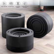 Load image into Gallery viewer, Washing Machine Anti Vibration Pads Lifting Rubber Feet Anti Slip Mute Furniture Leveler Universal Dampers Fixed Base