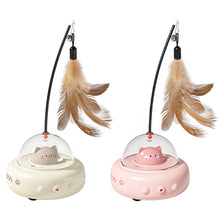 Load image into Gallery viewer, Electric Cat Interactive Toy Pet Toys With Feather Cat Teaser Wand Rechargeable Electric Sensing Pet Toys For Chasing Training