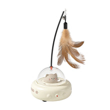 Load image into Gallery viewer, Electric Cat Interactive Toy Pet Toys With Feather Cat Teaser Wand Rechargeable Electric Sensing Pet Toys For Chasing Training