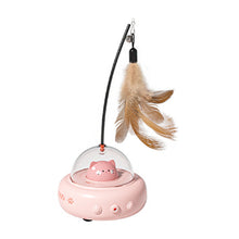 Load image into Gallery viewer, Electric Cat Interactive Toy Pet Toys With Feather Cat Teaser Wand Rechargeable Electric Sensing Pet Toys For Chasing Training