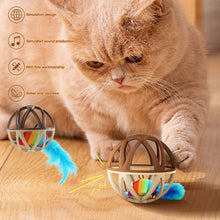 Load image into Gallery viewer, New Pet Supplies Sound Making Toy Cage Mouse Cat Toy Self Entertaining Boring Relief Pet Stick Calling Ball Cat Toy Home Goods
