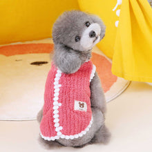 Load image into Gallery viewer, Autumn/Winter Fleece-Lined Dog Vest Warm Teddy Small Breed Cat Pet Clothing New Style Dog Coat Jacket