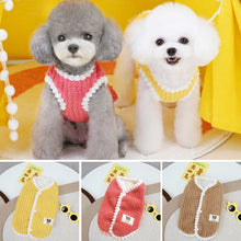 Load image into Gallery viewer, Autumn/Winter Fleece-Lined Dog Vest Warm Teddy Small Breed Cat Pet Clothing New Style Dog Coat Jacket