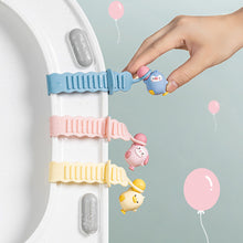 Load image into Gallery viewer, Cartoon Toilet Lid Opener Anti-Dirt Toilet Ring Handle Lifting Device Cute Lid Lifter Creative Bathroom Accessories