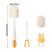 Load image into Gallery viewer, Five-In-One Home Use Multi-Functional Cup Brush Water Cup Insulated Thermal Cup Brush Milk Bottle Cleaning Brush Steel Wire Ball