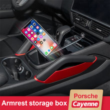 Load image into Gallery viewer, Pair Car Central Phone Holder Auto Organizer Center Console Gap Storage Box For Porsche Cayenne 2018 - 2024