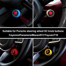 Load image into Gallery viewer, Car Automobile Steering Wheel SC Ejection Knob Button with Tool For Porsche Cayenne Panamera 2017-2025 Macan 911 2017-2024 718 16-23 Taycan