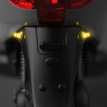 Load image into Gallery viewer, 2Pcs Motorcycle Dual Light Signal Light Eagle Eye Turn Signal Daytime Running Lamp Fog Lamp Angel Light Accessories with Aluminium Alloy Base