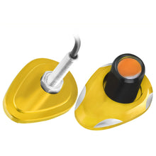 Load image into Gallery viewer, 2Pcs Motorcycle Dual Light Signal Light Eagle Eye Turn Signal Daytime Running Lamp Fog Lamp Angel Light Accessories with Aluminium Alloy Base