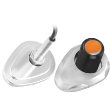 Load image into Gallery viewer, 2Pcs Motorcycle Dual Light Signal Light Eagle Eye Turn Signal Daytime Running Lamp Fog Lamp Angel Light Accessories with Aluminium Alloy Base