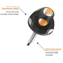 Load image into Gallery viewer, 2Pcs Motorcycle Dual Light Signal Light Eagle Eye Turn Signal Daytime Running Lamp Fog Lamp Angel Light Accessories with Aluminium Alloy Base