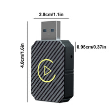 Load image into Gallery viewer, 2 in 1 Carplay & Android Auto Smart Dongle 5G WIFI Fast Connect Wireless Adapter For Audi VW Hyundai Benz
