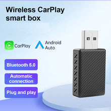 Load image into Gallery viewer, Mini 2in1 Auto Wireless CarPlay&Android Wireless Adapter Smart Box Dongle Bluetooth WiFi Fast Connect Plug And Play Box