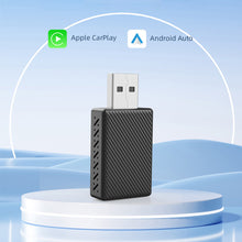 Load image into Gallery viewer, Mini 2in1 Auto Wireless CarPlay&Android Wireless Adapter Smart Box Dongle Bluetooth WiFi Fast Connect Plug And Play Box