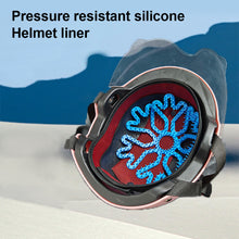 Load image into Gallery viewer, Motorcycle Helmet Liner Pad Anti-deformation Helmet Silicone Pad Ventilate Breathable Cycling Helmet Ventilation Snow Type Liner