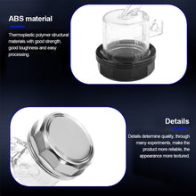 Load image into Gallery viewer, Motorcycle Brake Master Cylinder Brake Fluid Reservoir Transparent Brake Oil Tank Upper Pump Oil Cup with Aluminium Alloy Cap
