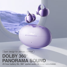 Load image into Gallery viewer, Open Type Ear Clip Bluetooth Headphones 360° Stereo Sound Long Life AI Call Noise Cancelling Sports Headphones