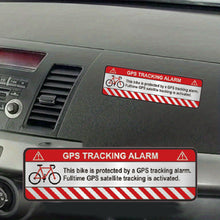 Load image into Gallery viewer, 1PC GPS Tracking Monitoring Warning Sticker Electric Vehicle Anti-Theft Anti-Collision Dashcam Decorative Reflective Sticker