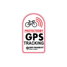 Load image into Gallery viewer, 1PC GPS Tracking Monitoring Warning Sticker Electric Vehicle Anti-Theft Anti-Collision Dashcam Decorative Reflective Sticker