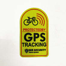 Load image into Gallery viewer, 1PC GPS Tracking Monitoring Warning Sticker Electric Vehicle Anti-Theft Anti-Collision Dashcam Decorative Reflective Sticker