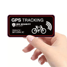 Load image into Gallery viewer, 1PC GPS Tracking Monitoring Warning Sticker Electric Vehicle Anti-Theft Anti-Collision Dashcam Decorative Reflective Sticker