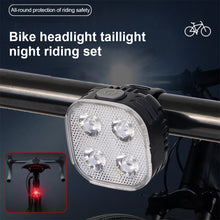 Load image into Gallery viewer, Bicycle Headlights Taillights Night Riding Equipment Waterproof High-Lighted USB Charging Warning Light Bicycle Accessories