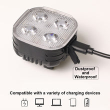 Load image into Gallery viewer, Bicycle Headlights Taillights Night Riding Equipment Waterproof High-Lighted USB Charging Warning Light Bicycle Accessories