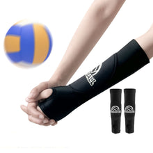 Load image into Gallery viewer, 1Pair Professional Volleyball Barcer Segment Pressure Anti-Collision Breathable Exercise Fitness Elbow Guard
