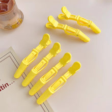 Load image into Gallery viewer, 6pcs Colorful Alligator Hair Clips Clamps Hairdressing Professional Salon Hair Grip Crocodile Hairpins Hair Barber Accessories