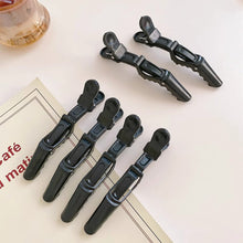 Load image into Gallery viewer, 6pcs Colorful Alligator Hair Clips Clamps Hairdressing Professional Salon Hair Grip Crocodile Hairpins Hair Barber Accessories