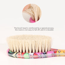 Load image into Gallery viewer, Oil Head Brush Hair Styling Horsehair Straight Hair Brush Hair Salon Cleaning Broken Hair Brush Men's Beard Comb