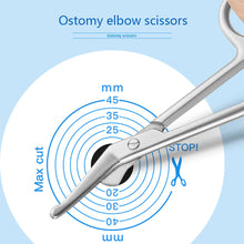 Load image into Gallery viewer, Stainless Steel Gauze Scissors Portable Household Bandage Accessories Scissors Outdoor First Aid Kit Elbow Scissors